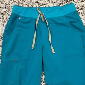 Figs Limited Edition “Teal” Zamora Scrub Pants Size M Regular Length